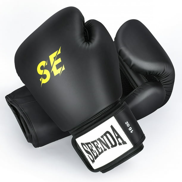 Boxing Gloves MMA Sparring Adult Punching Bag KickBoxing Muay Thai Training 12oz